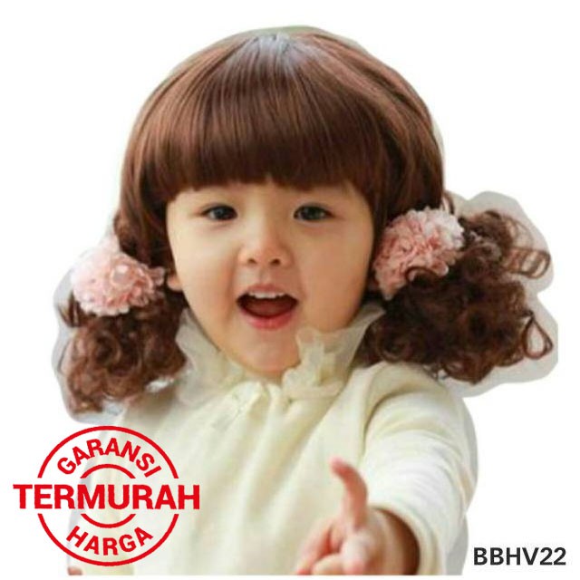 Wig Baby Curly / wig anak impor / wig anak murah