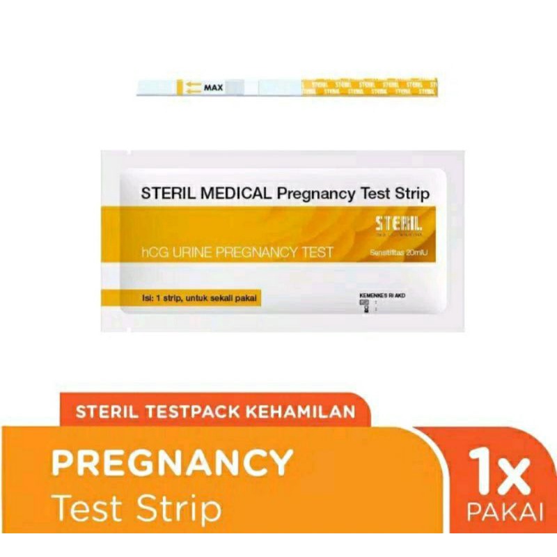 Tespek Tes Kehamilan Steril Urine Pregnancy test Strip Sekali pakai deteksi hamil dini