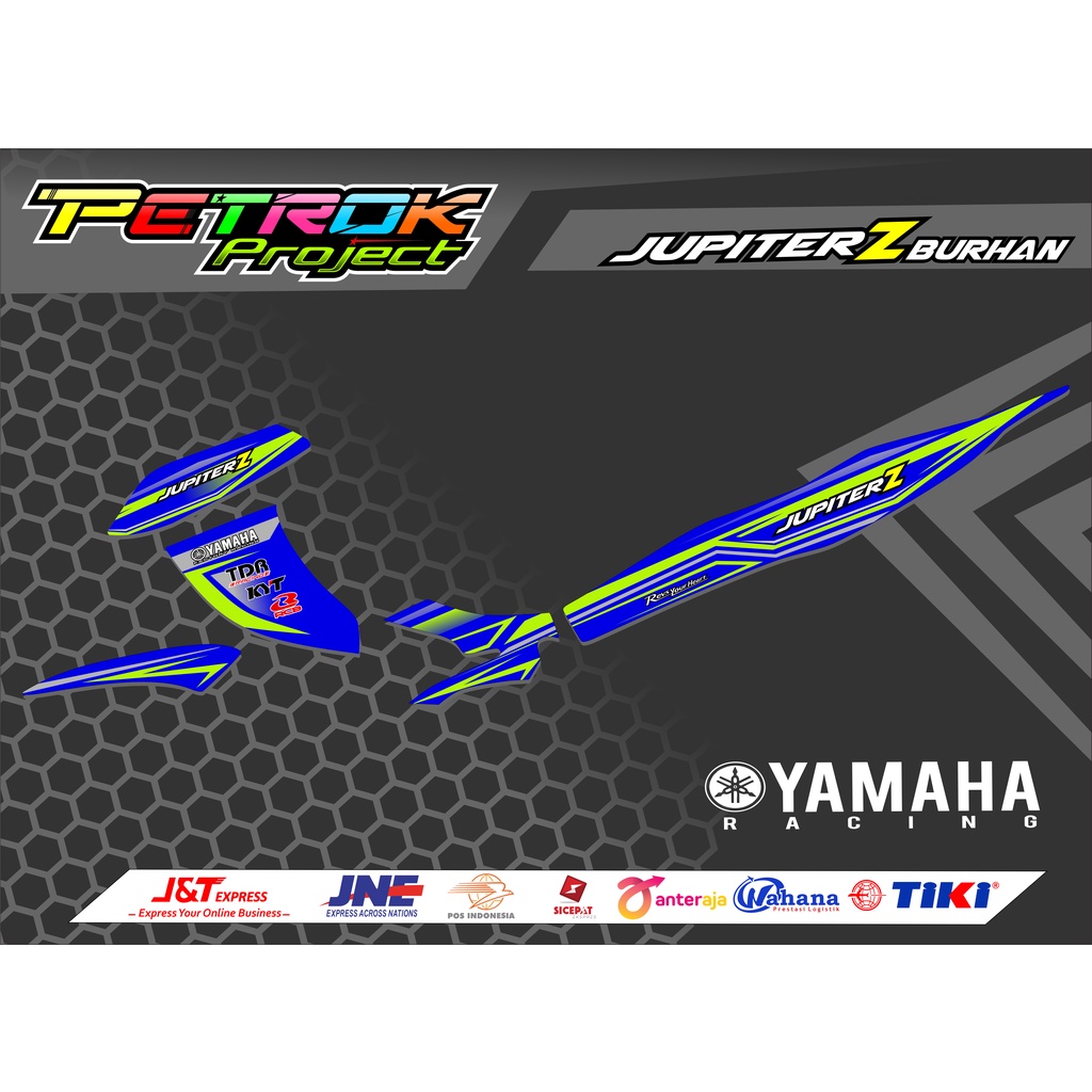 Striping List Variasi Jupiter Z Burhan Roadrace Racing
