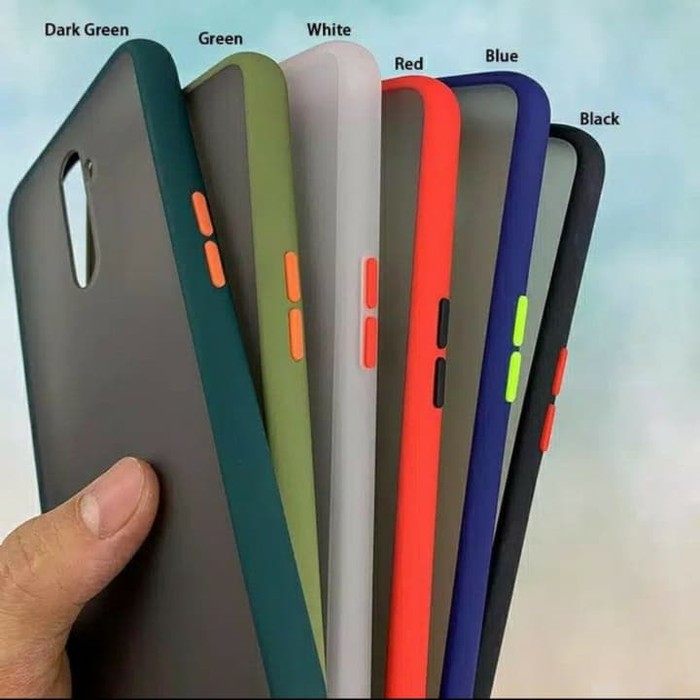 Case HP Oppo A5S Dove Matte Transparan Slim Fuze CasinG Kondom