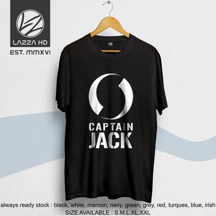 Kaos / Baju / Tshirt Captain Jack Keren Kualitas DIstro