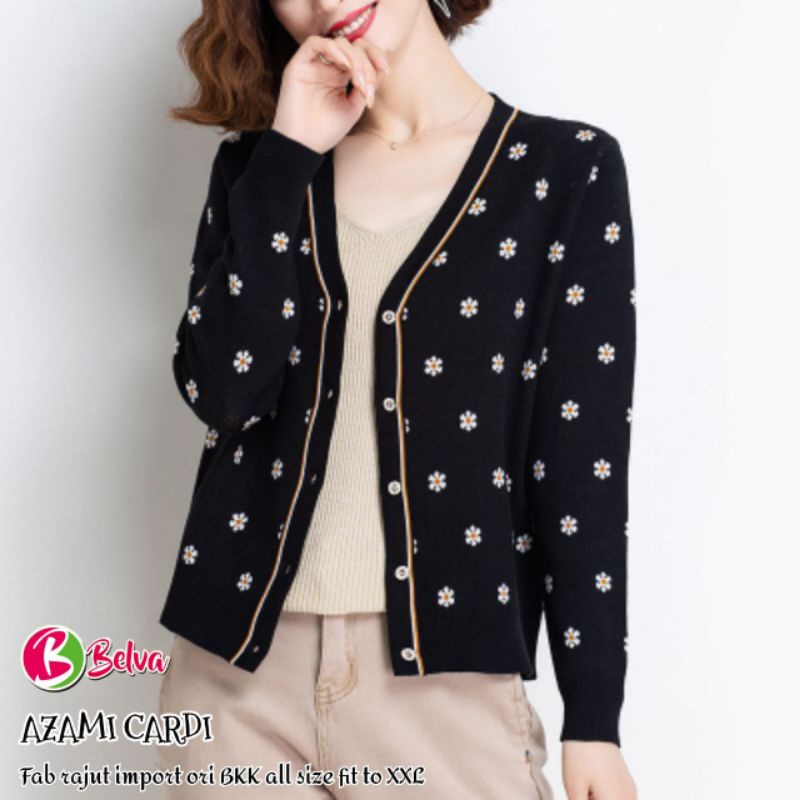 azami cardy | cardy rajut | cardy import | rajut import