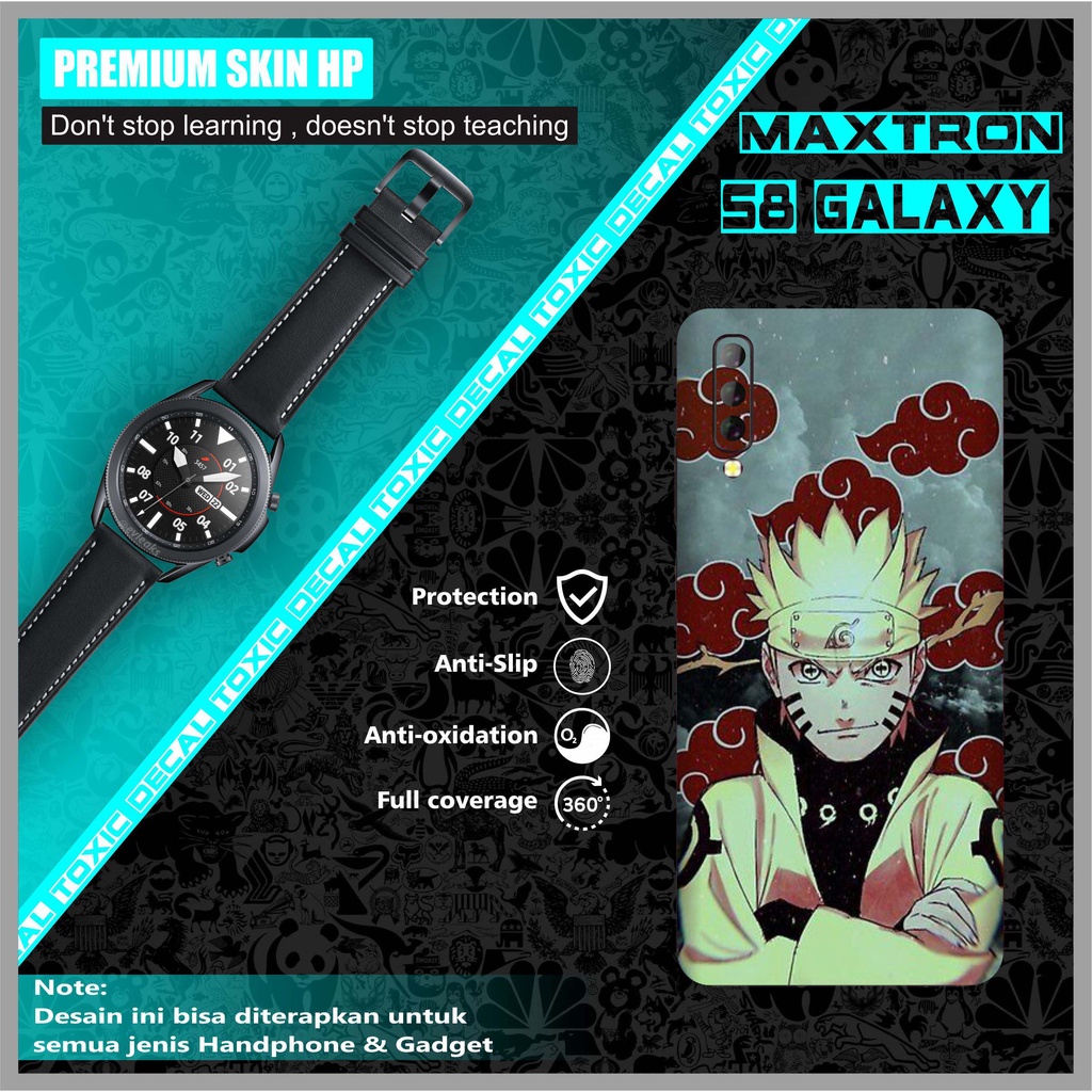 SKIN MAXTRON S8 GALAXY NARUTO