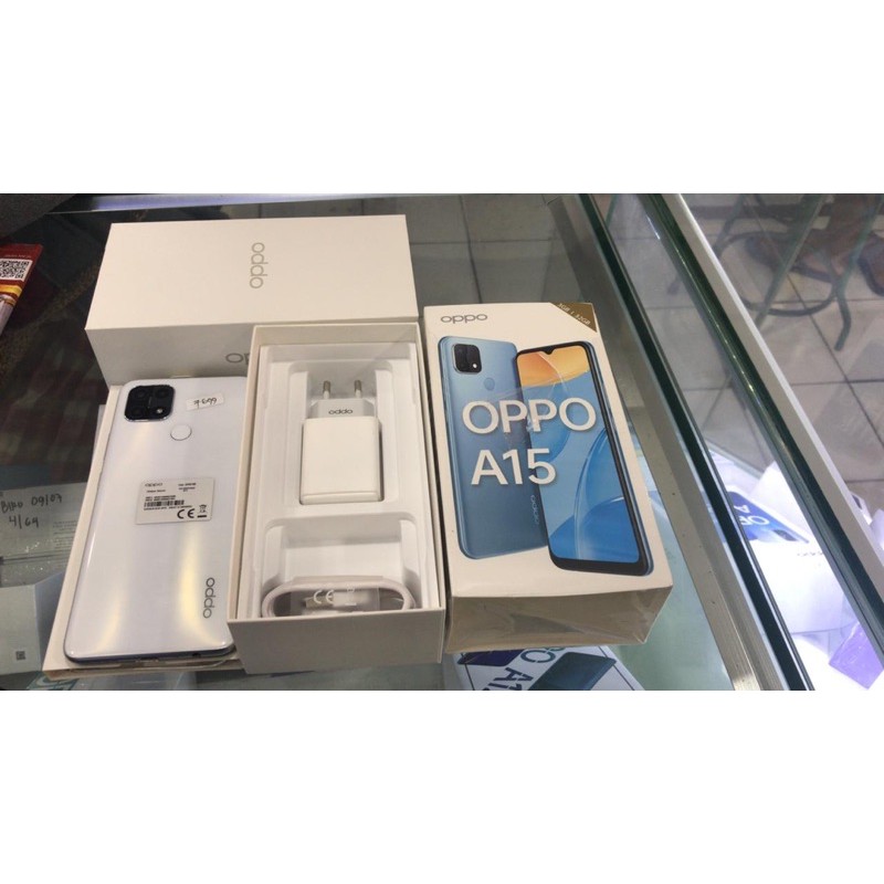 oppo a15 fullset second pernah pakai
