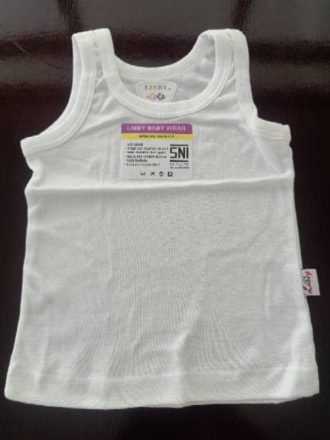 LIBBY SINGLET/KAOS DALAM BAYI (1 pcs) NB/S/M/L