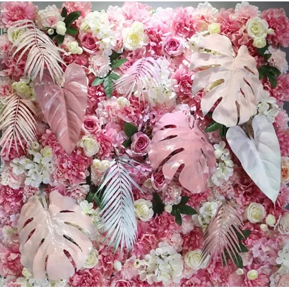New Design Customized Flower Wall Panel Wedding Backdrop  / FLOWER  WALL  DECOR