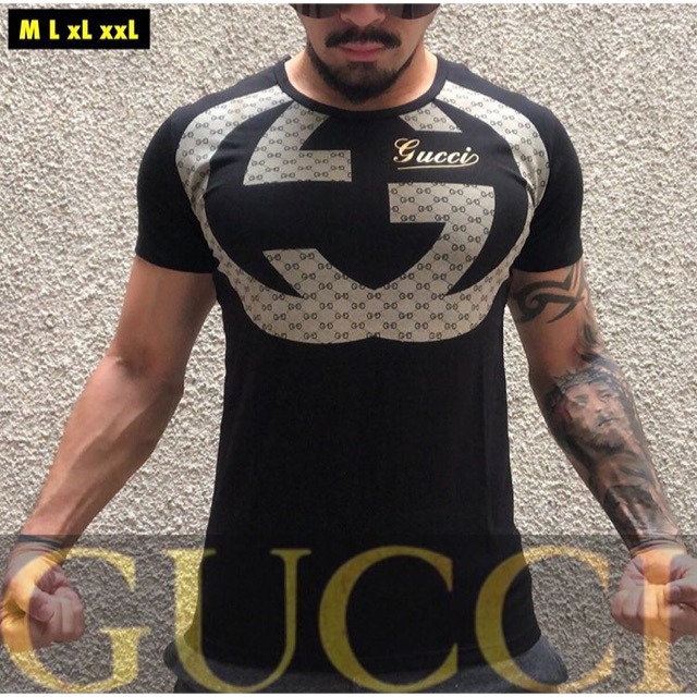  Kaos  Gc Big Logo Black Edition Serie Shopee Indonesia 