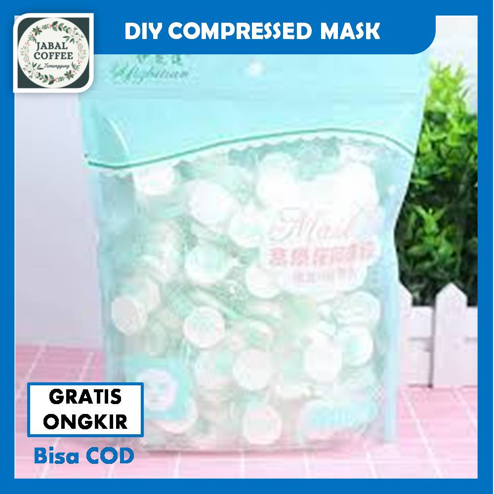 Compressed Facial Paper Sheet Mask Tablet / DIY Compressed Mask / Masker Wajah J124