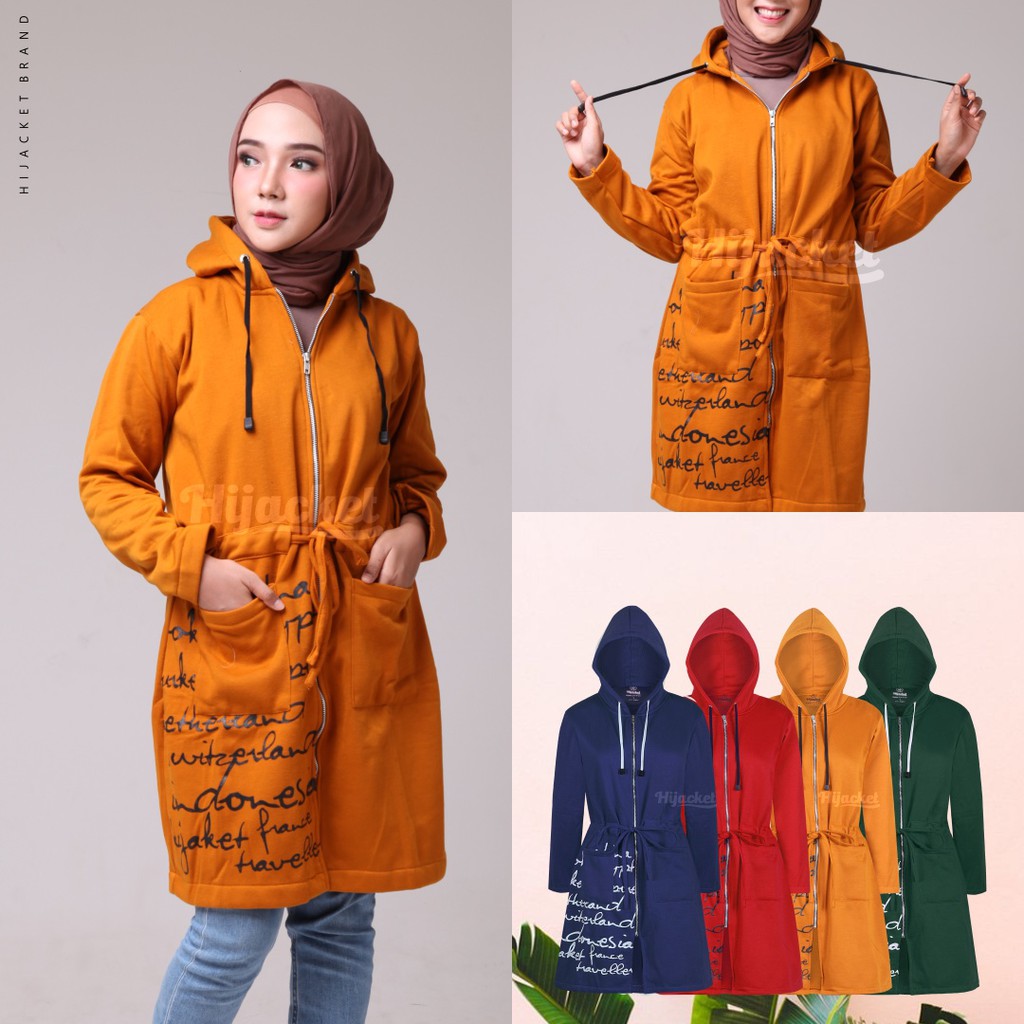 Jacket Hijacket Urbanshion I Jaket Hijaber I Hijaket Original I Jaket Muslimah-7