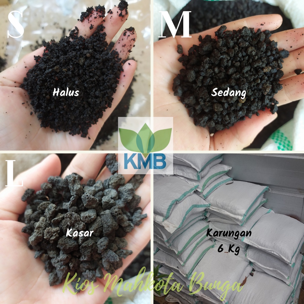 Pasir Malang Hitam Halus /Pasir Aquascape Hitam Kasar