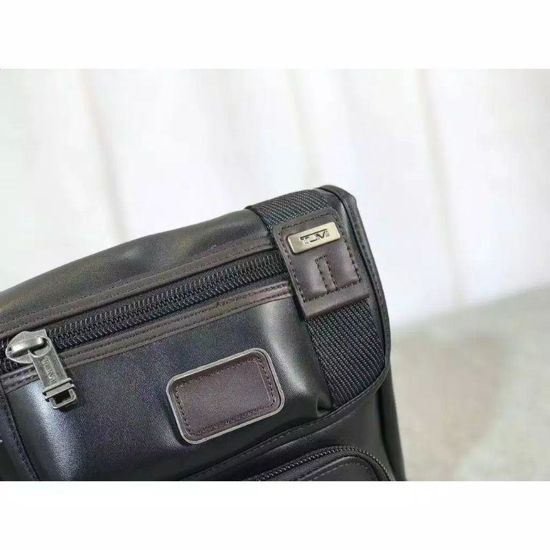 Tas selempang TUMI Alpha Bravo Barstow Full Leather Mirror Quality