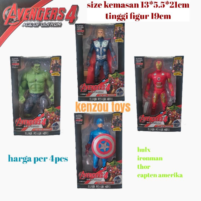 (4pcs ) figur avengers 4