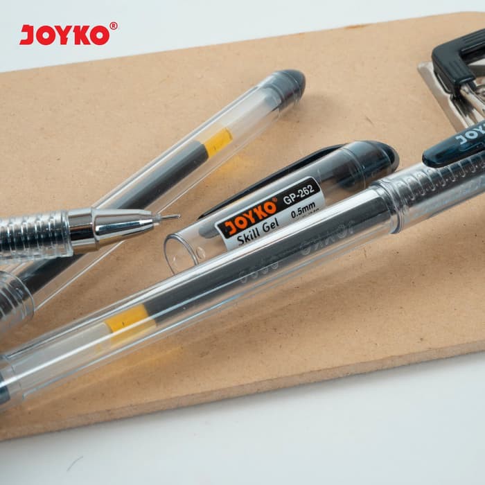 

MURAH GEL PEN PULPEN PENA JOYKO GP-262 BLACK SKILL GEL 0.5 MM 1 BOX 12 PCS