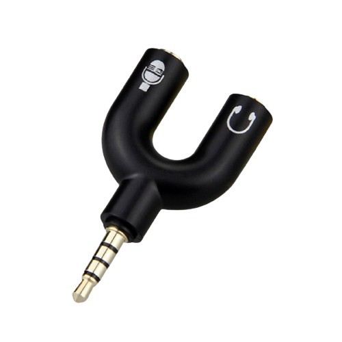 [NEW] [Mic On + Splitter] Mic Clip on Youtube Audio Splitter untuk Youtuber Vlogger Smule untuk Rekaman