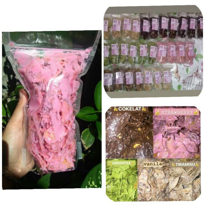 

keripik pisang lumer berat 100gram ( kecil )