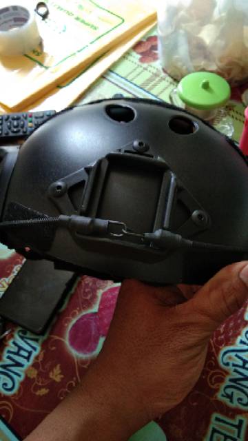 Helm Tactical Fast Helmet Non Eye Visor - HITAM