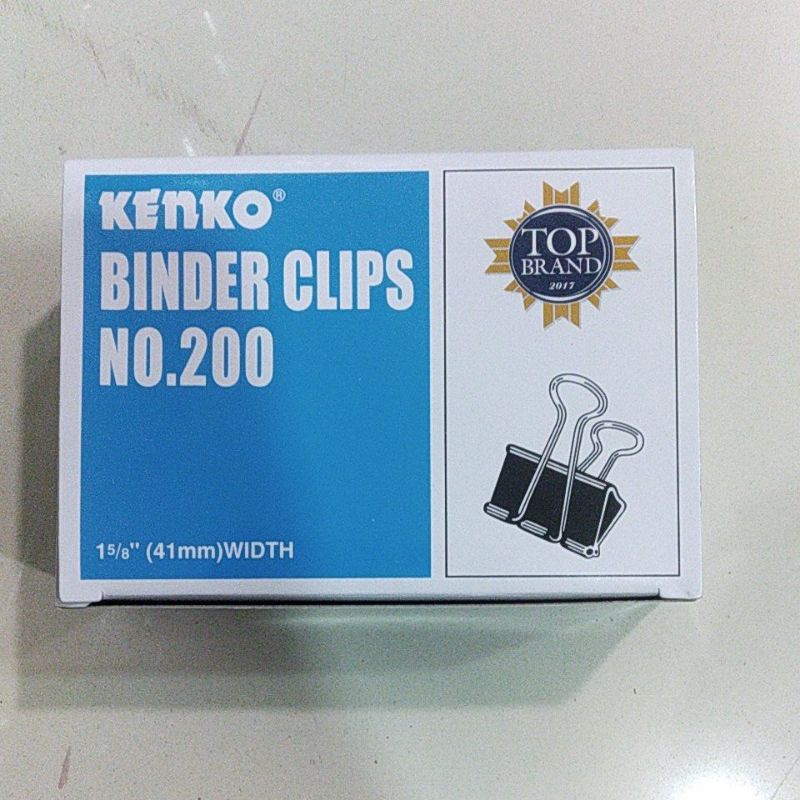 

Kenko Binder Clip No. 200/LSN Isi 12