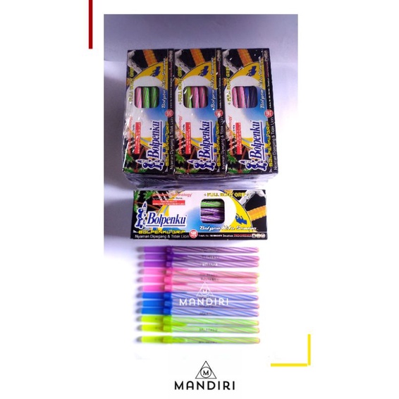 

[ size LUSIN & size GROSS ] BOLPENKU - Bolpen Lilin Spiral Ulir