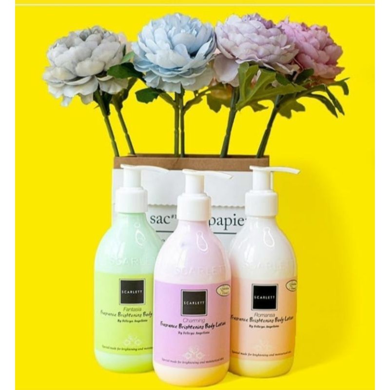 Body Lotion Secarlett 300ml/Body Lotion Best Seller/Body Lotion Murah