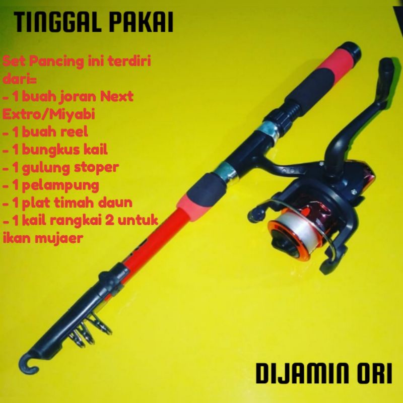 Set Pancing Ikan Mujaer