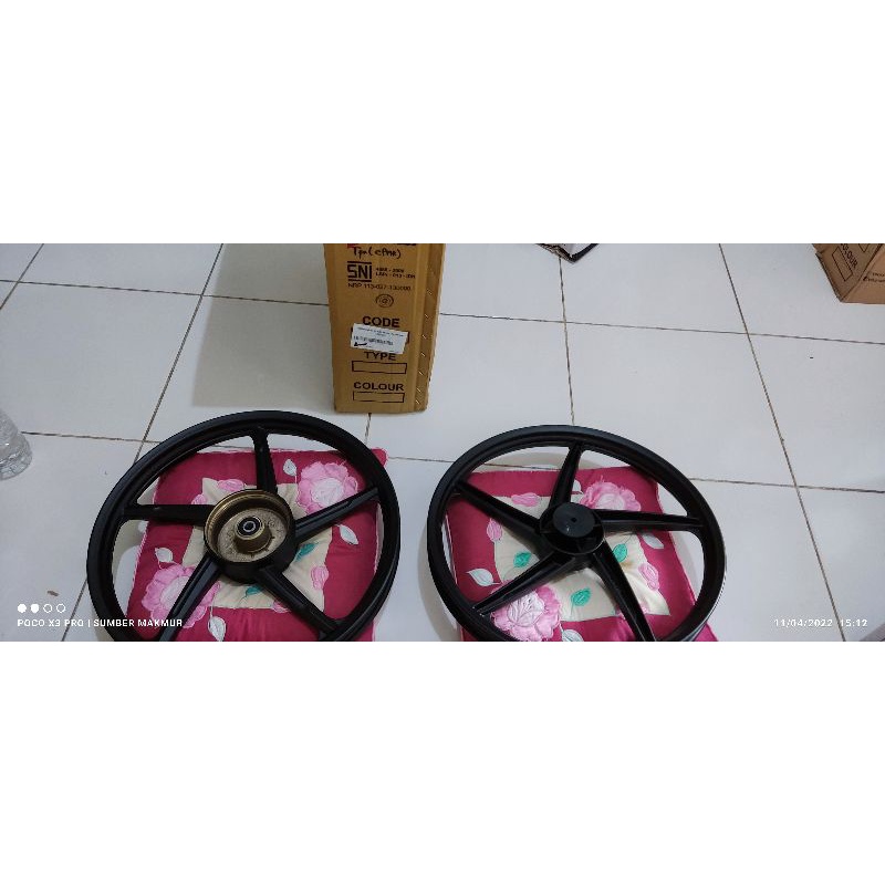 velg racing palang 5 revo absolut abs revo fit blade Grand SUPRA X 125 KHARISMA JUPITER MX LAMA OLD 