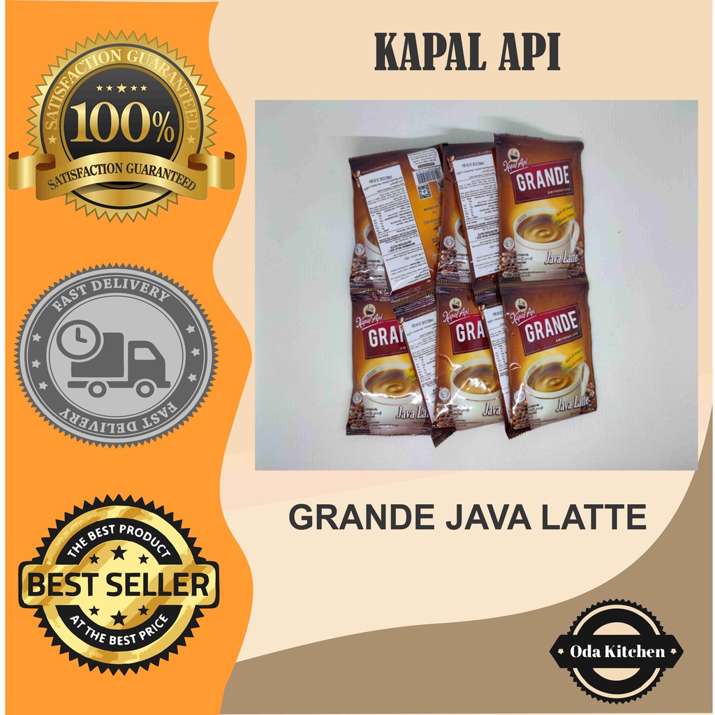 KAPAL API GRANDE JAVA LATTE RENCENG 10X20gr