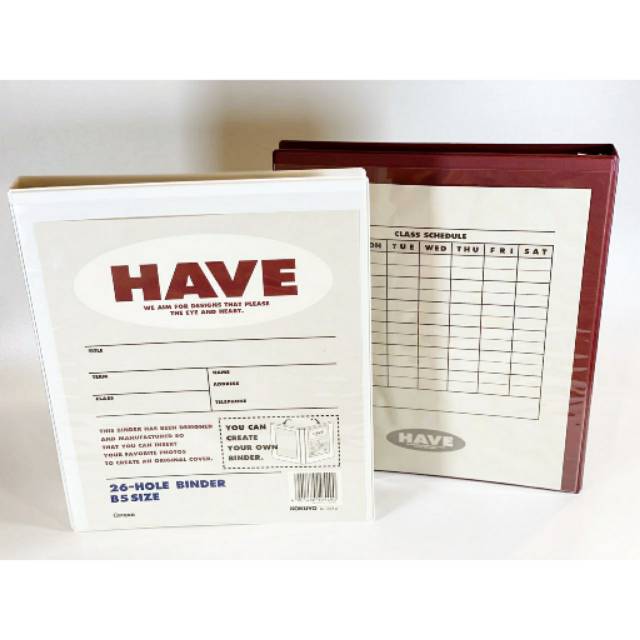 

Kokuyo Have Binder B5 L-361R