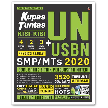 BUKU BESTSELLER KUPAS TUNTAS KISI-KISI UN+USBN SMP/MTS 2020 ORIGINAL-0