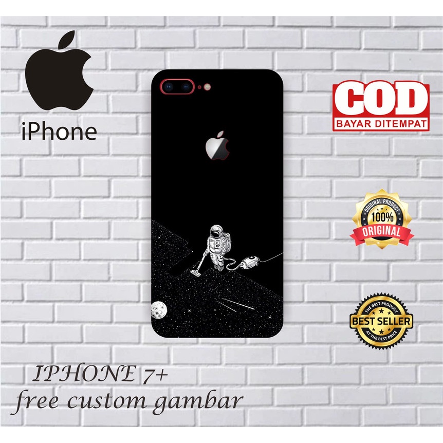 GARSKIN/STICKER HANDPHONE IPHONE 7+ CUSTOM