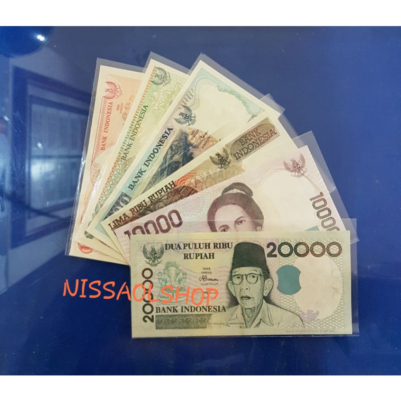 UANG KUNO INDONESIA EDISI TH 90HAN KONDISI GRES UNC