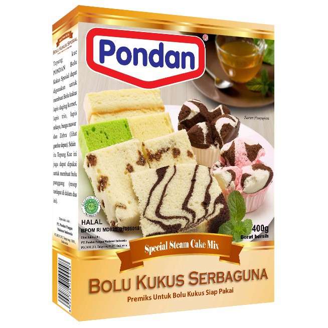 

Pondan Bolu Kukus Serbaguna 400 gram