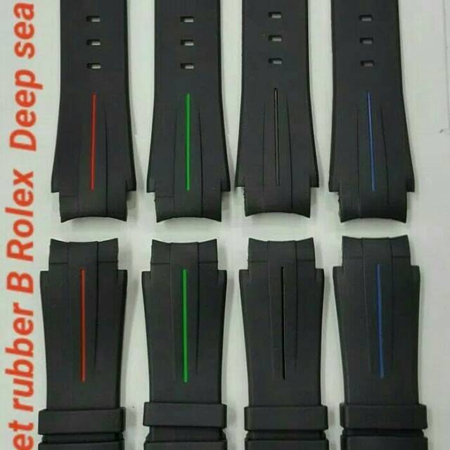 Strap jam tangan rolex deep sea / rubber strap rolex deep sea