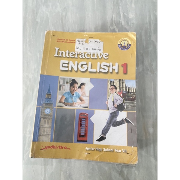 

buku paket Interactive English 1 SMP VI