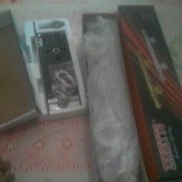 Promo Paket Hd-001 Handle Sisik Hitam Dan Bodi Pelor -tarikan Pintu Double Murah - Handle Pintu