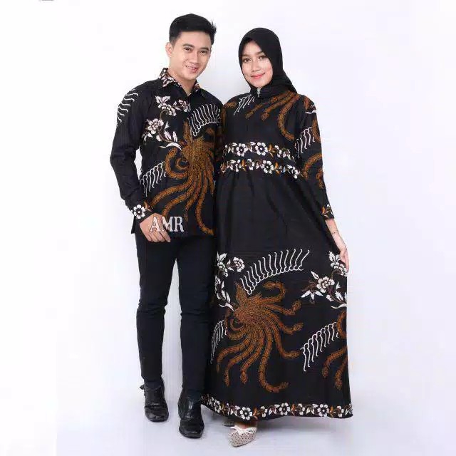Batik Couple Keluarga Sania Ruffle Ori Ndoro Jowi Dnt Ahy