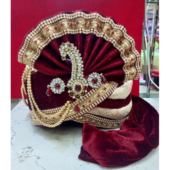 topi india pria dewasa groom turban india
