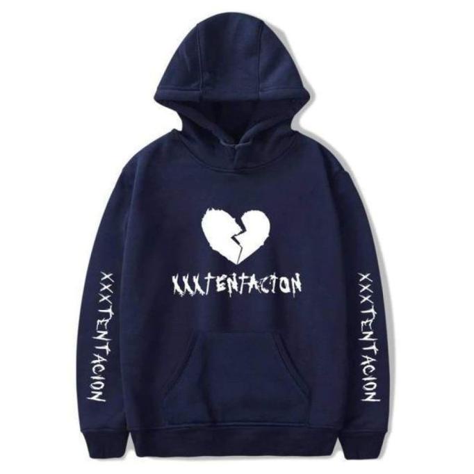 Jaket Sweater Xxxtentacion 2 Hoodie Distro Pria Jumper Laki Wanita Fleece Polos Murah