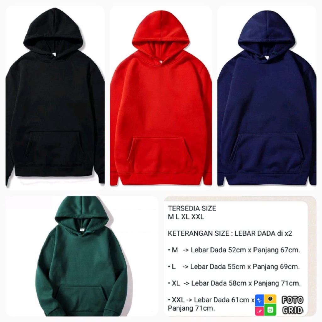 TREEFANOFFICIAL - Sweater Hoodie Polos Pria Wanita Switer Cowok Premium Distro (BAYAR DI TEMPAT/COD)