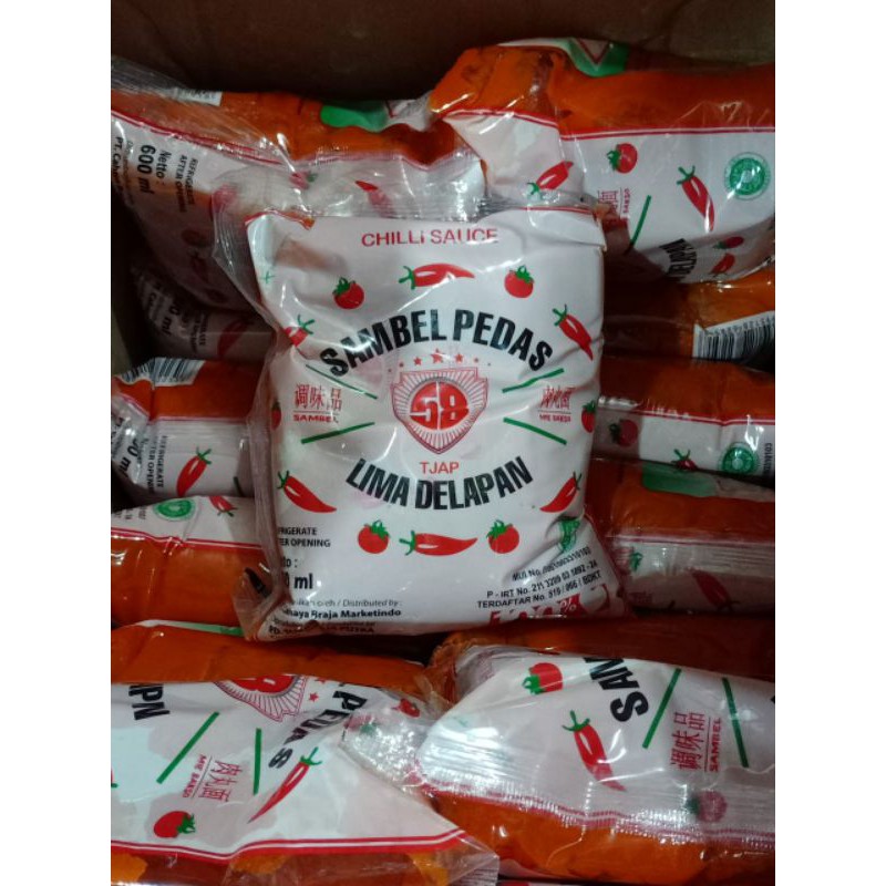 

Chilli Saos sambel pedas Tjap 58
