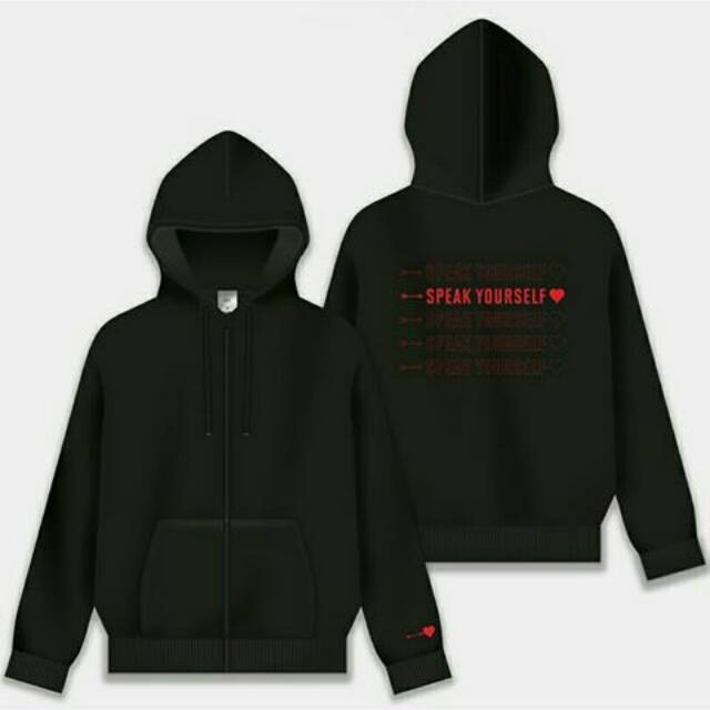 Jaket BTS Konser Speak Yourself jaket kpop hoodie bts konser tour