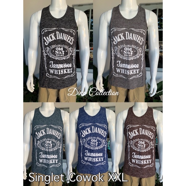 KAOS SINGLET COWOK JUMBO MOTIF JD &amp; BALI2