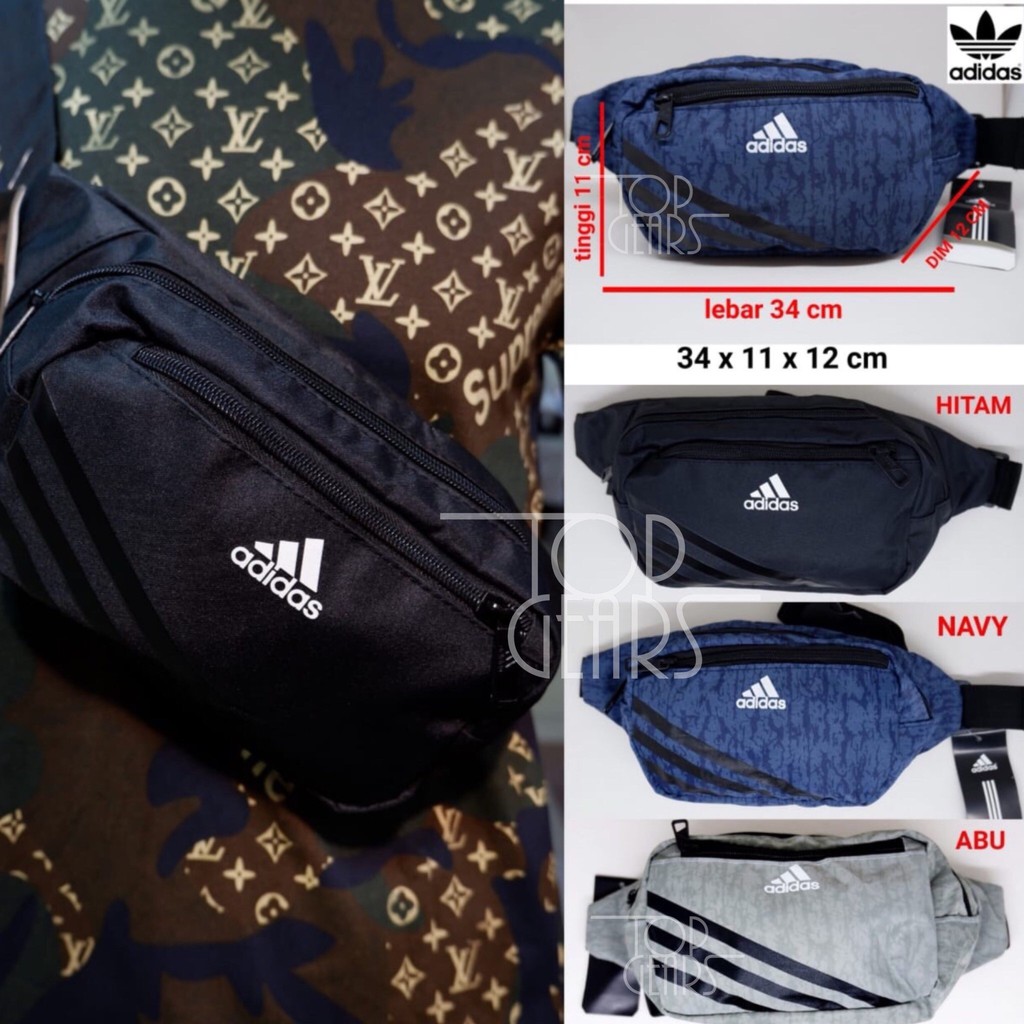 TAS ADIDAS Waist Bag Adidas 3 Warna Import (UNISEX)