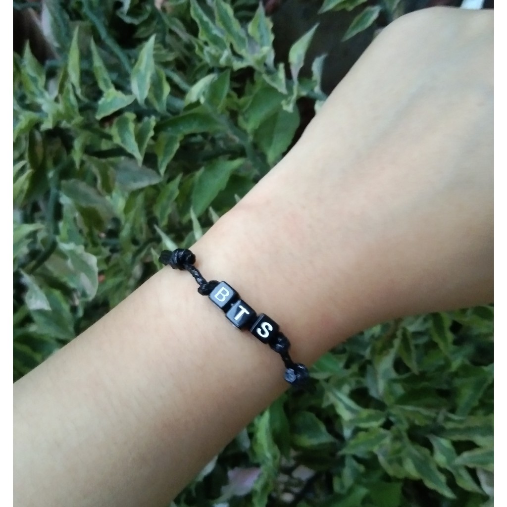 Part 1 [A-T]Gelang couple/Gelang Huruf/Gelang Insial/Gelang etnik/Tali waterproof