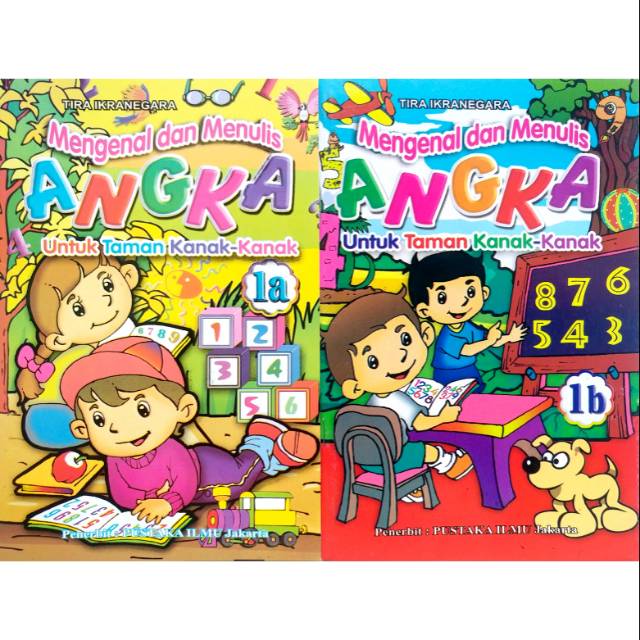 Jual Buku Anak - Mengenal Dan Menulis Angka Jilid 1A Dan 1 B Untuk Paud ...