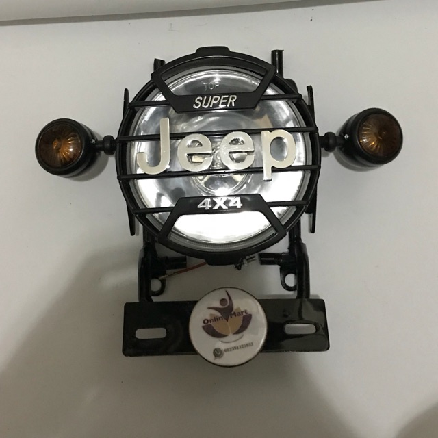 Lampu jeep variasi gl gl pro gl max pro plus breket hitam plus lampu sen