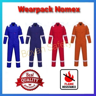Coverall Safety Tahan Api Flame Resistant Wearpack Workwear Berkualitas