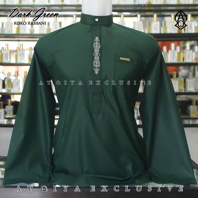 Baju koko pria Atqiya Rabbani / Koko laki laki / koko kekinian / koko Slimfit