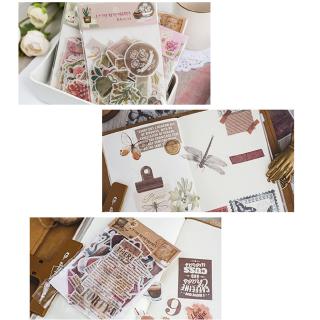 64Pcs Pak Stiker  Desain Romantis  untuk Scrapbook 