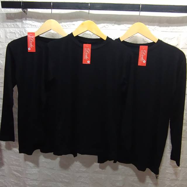 MANSET PANJANG HITAM XL 2XL 3XL