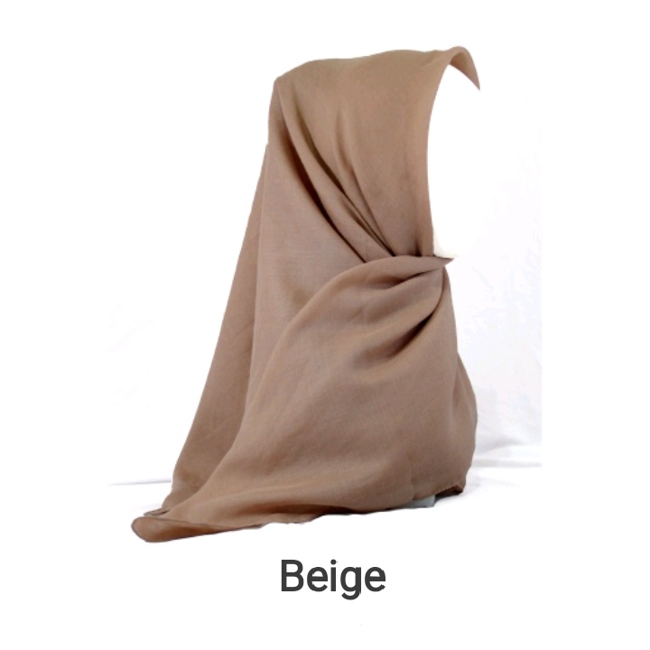 QBZ / SEGI 4 PARIS PREMIUM SERI WARNA 3 / JILBAB SEGIEMPAT PARIS NECI /SEGI EMPAT REDROS/VARISA/AZARA / CIPUT RAJUT DUA WARNA-Beige